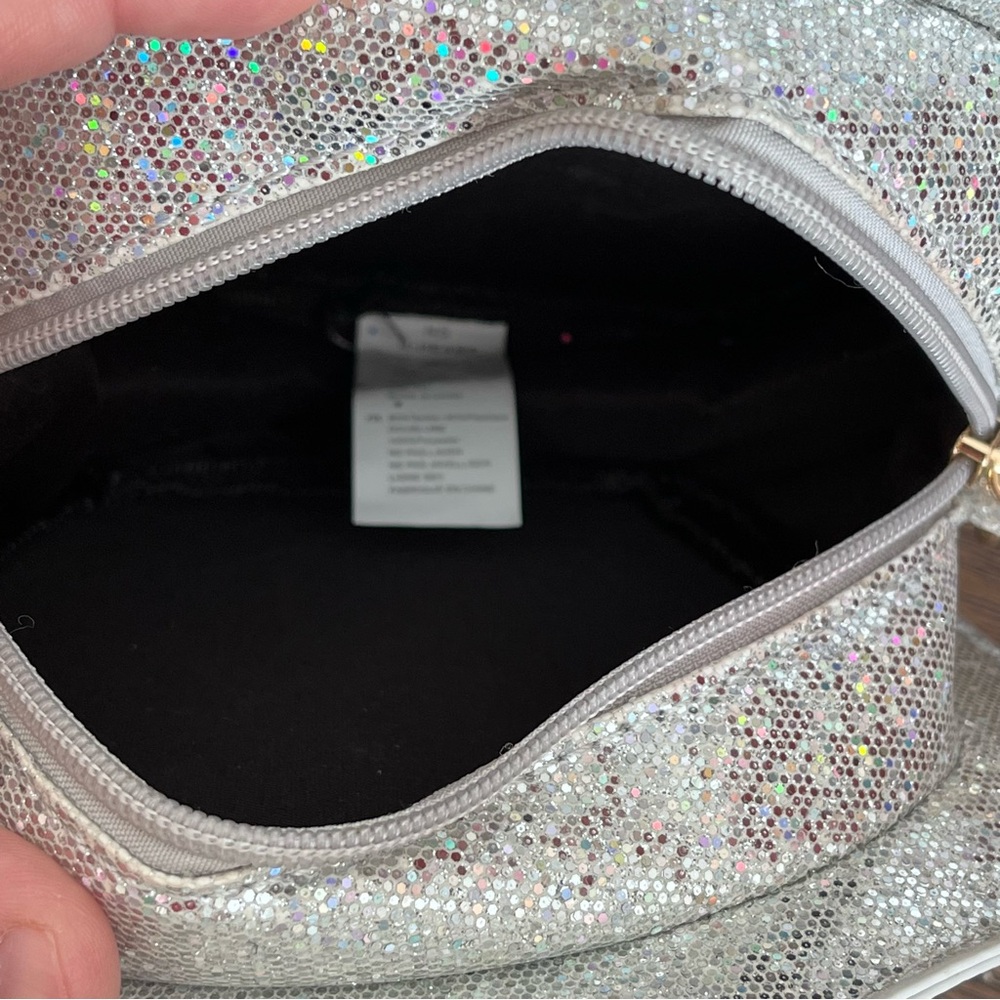 Anne Klein Silver Tequila Crossbody Bag Purse - Picture 2 of 7